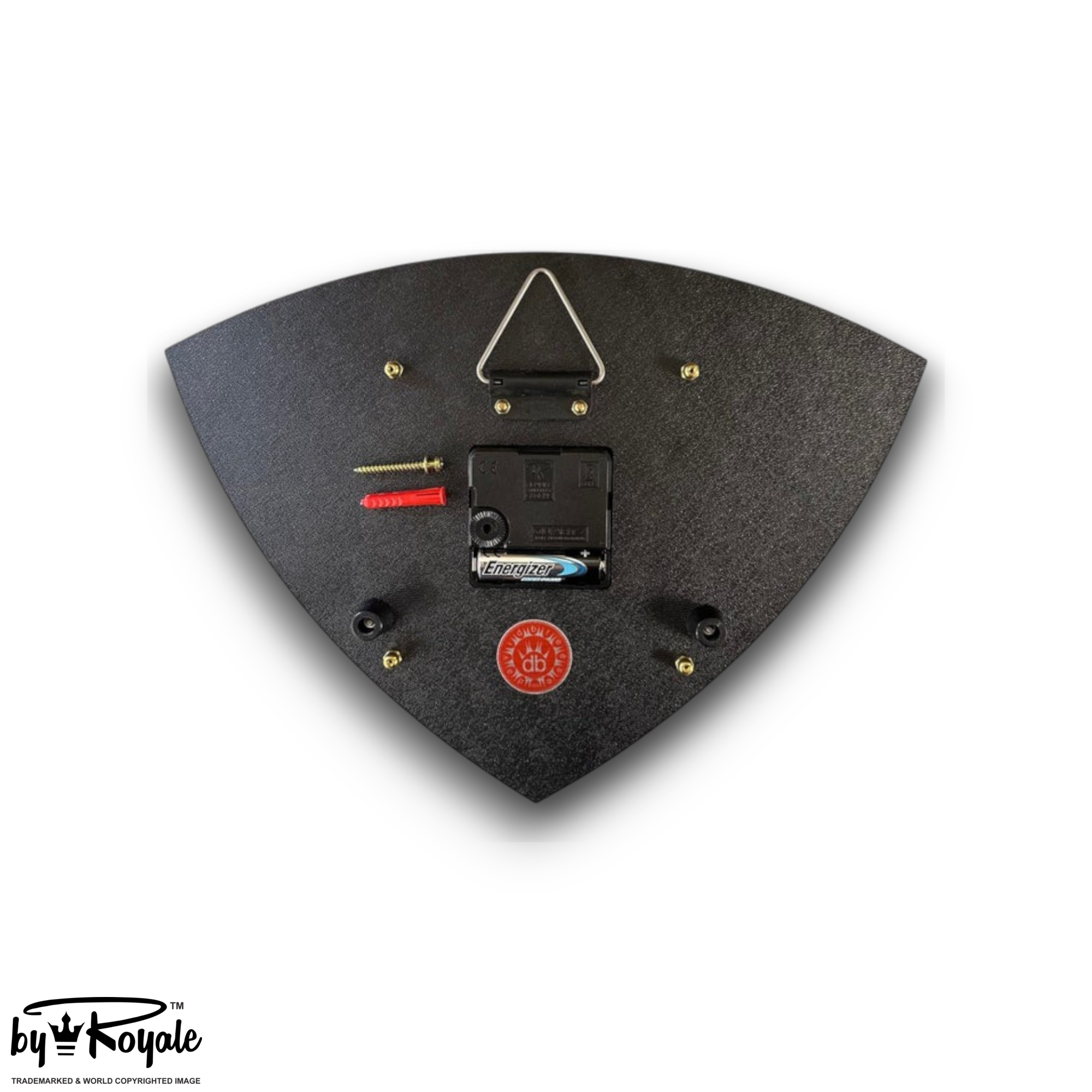 Mid Century Modern Royalexe Laminate Clock By Royale - Avocado Caravan