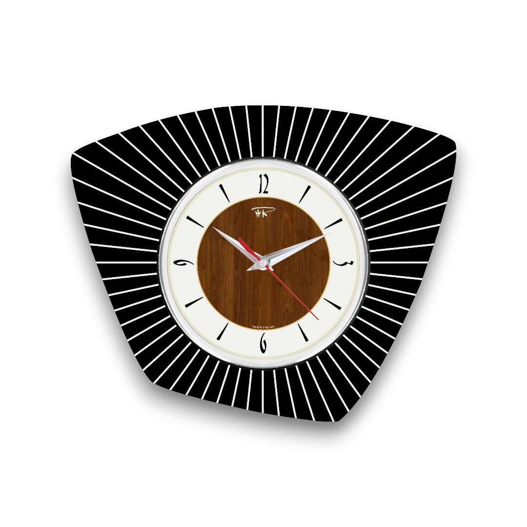 Mid Century Modern Royalexe Laminate Clock By Royale - Design DBC052