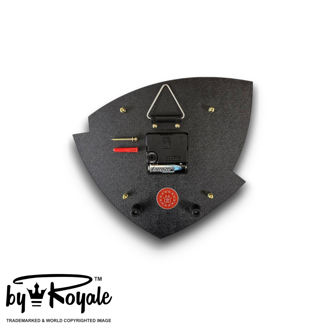 Mid Century Modern Royalexe Laminate Clock By Royale - Tiptop Mint Green