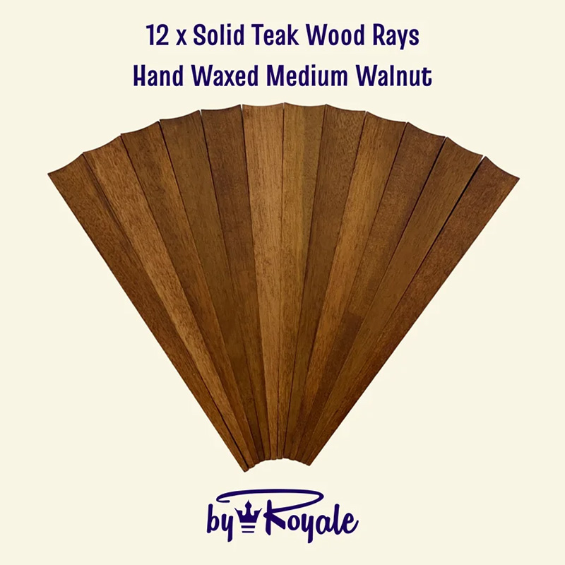 Solid Teakwood Rays - All Colours