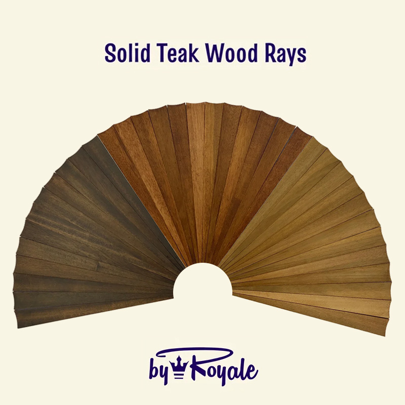 Solid Teakwood Rays - All Colours