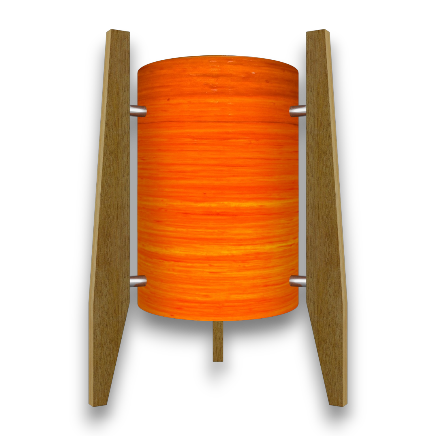 Mid-Century Modern Space Age Rocket Lamp By Royale - The Cosmic in Orange