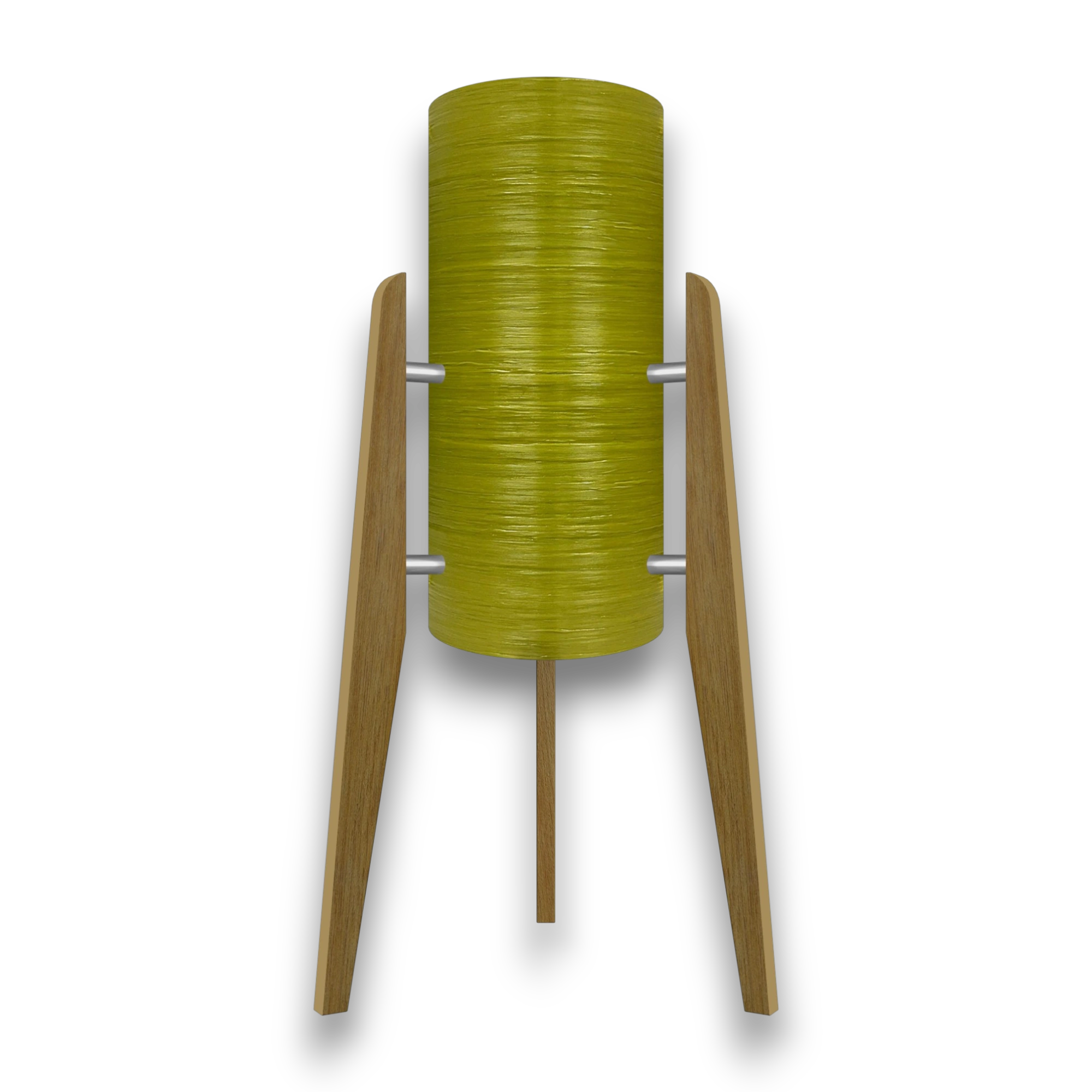 Mid-Century Modern Space Age Rocket Lamp By Royale - The Saturn in Avocado Green