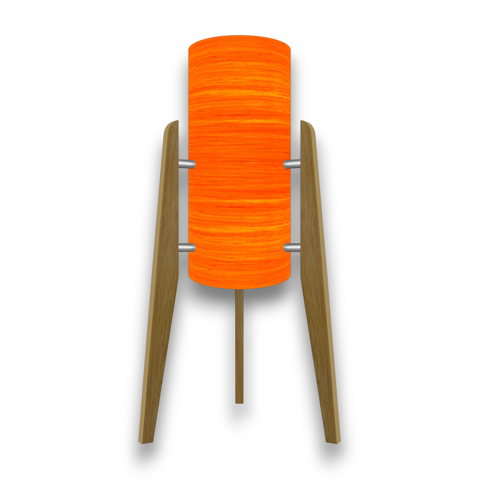 Mid-Century Modern Space Age Rocket Lamp By Royale - The Saturn in Orange