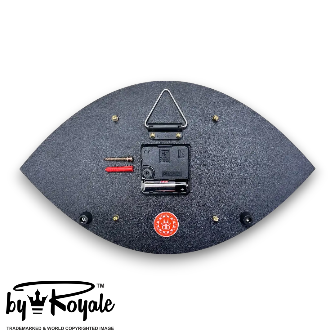 Mid Century Modern Royalexe Laminate Clock By Royale - Celeste Eye in Mint Green