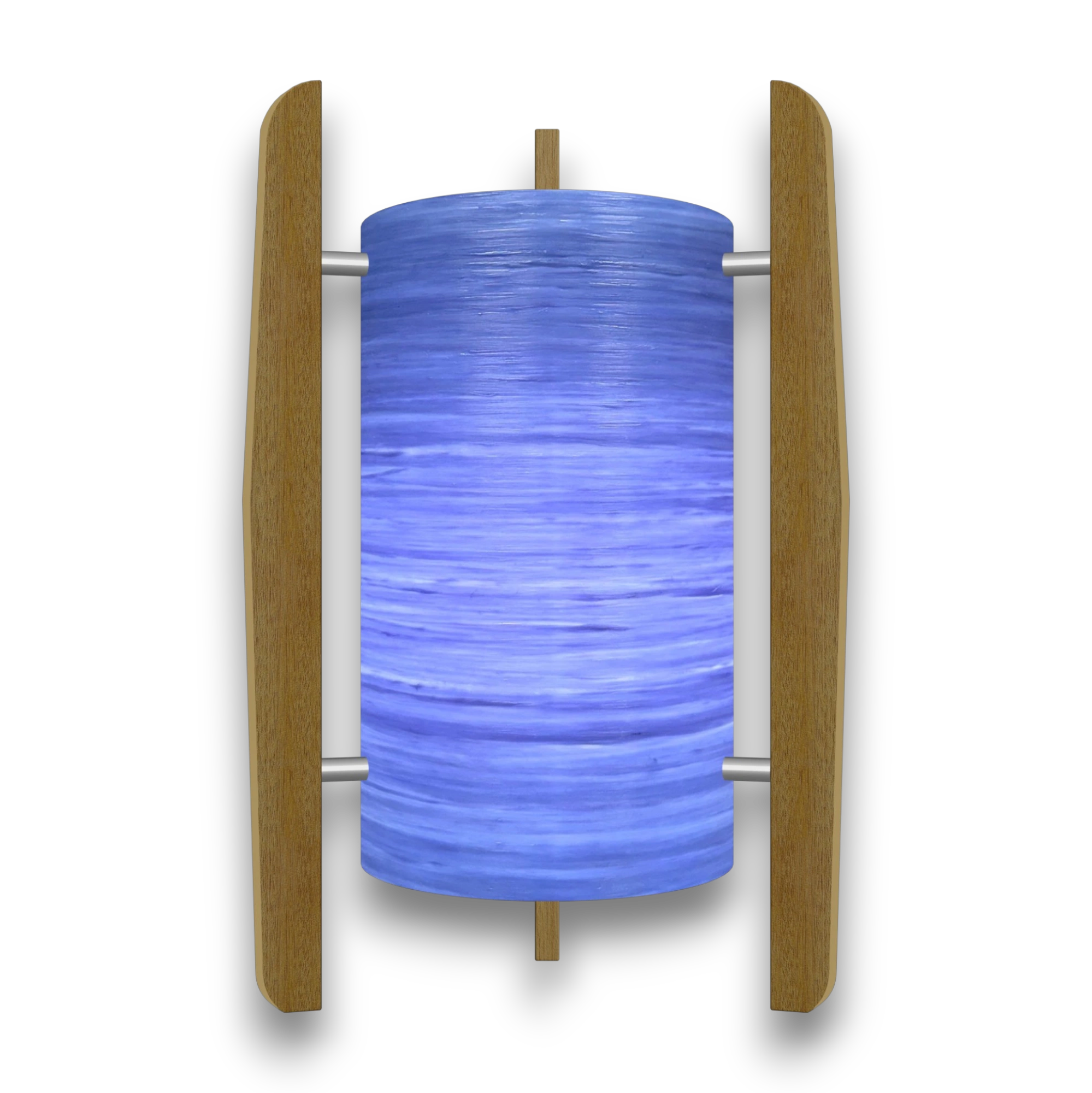 Mid-Century Modern Space Age Rocket Lamp By Royale - The Comet in Blue