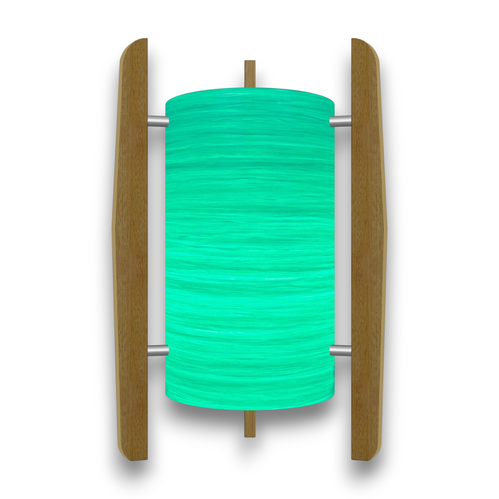 Mid-Century Modern Space Age Rocket Lamp By Royale - The Comet in Turquoise