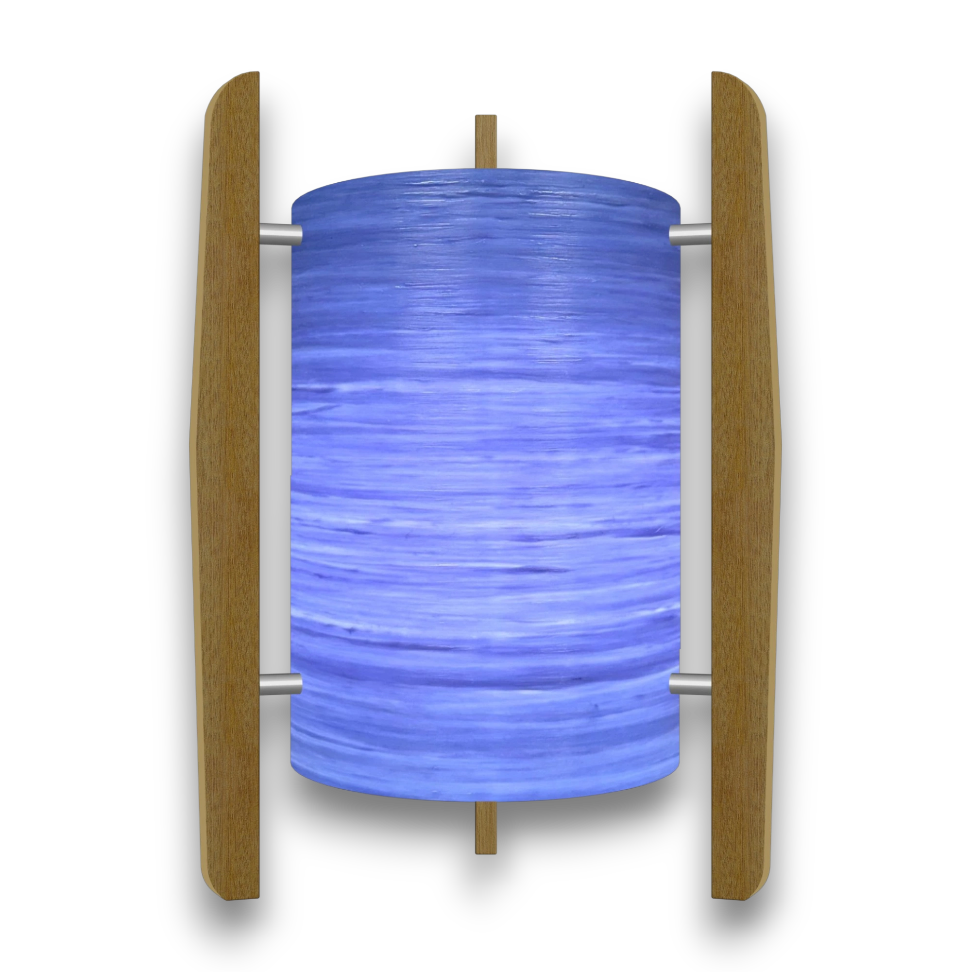 Mid-Century Modern Space Age Rocket Lamp By Royale - The Comet in Blue