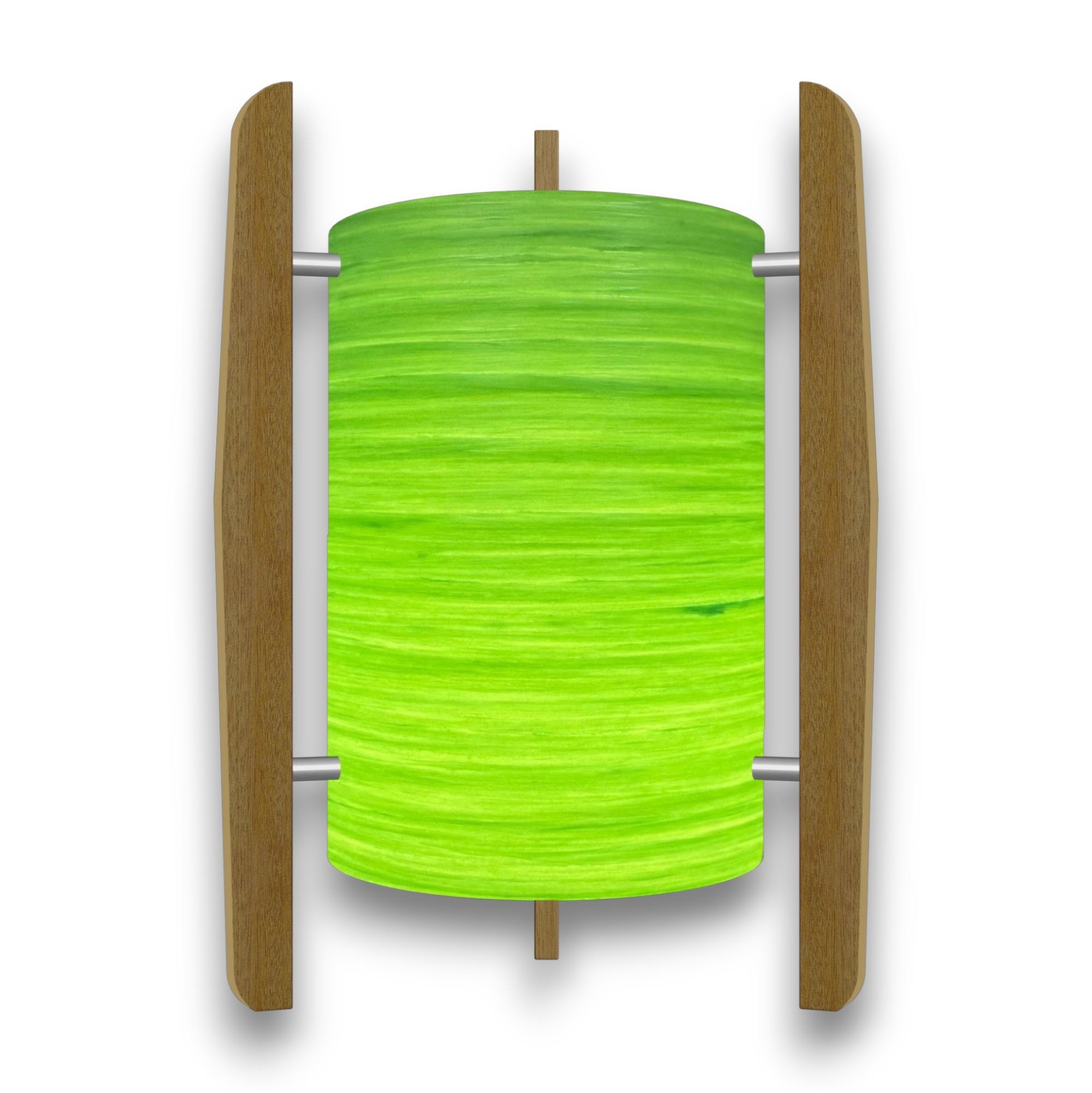 Mid-Century Modern Space Age Rocket Lamp By Royale - The Comet in Mint Green