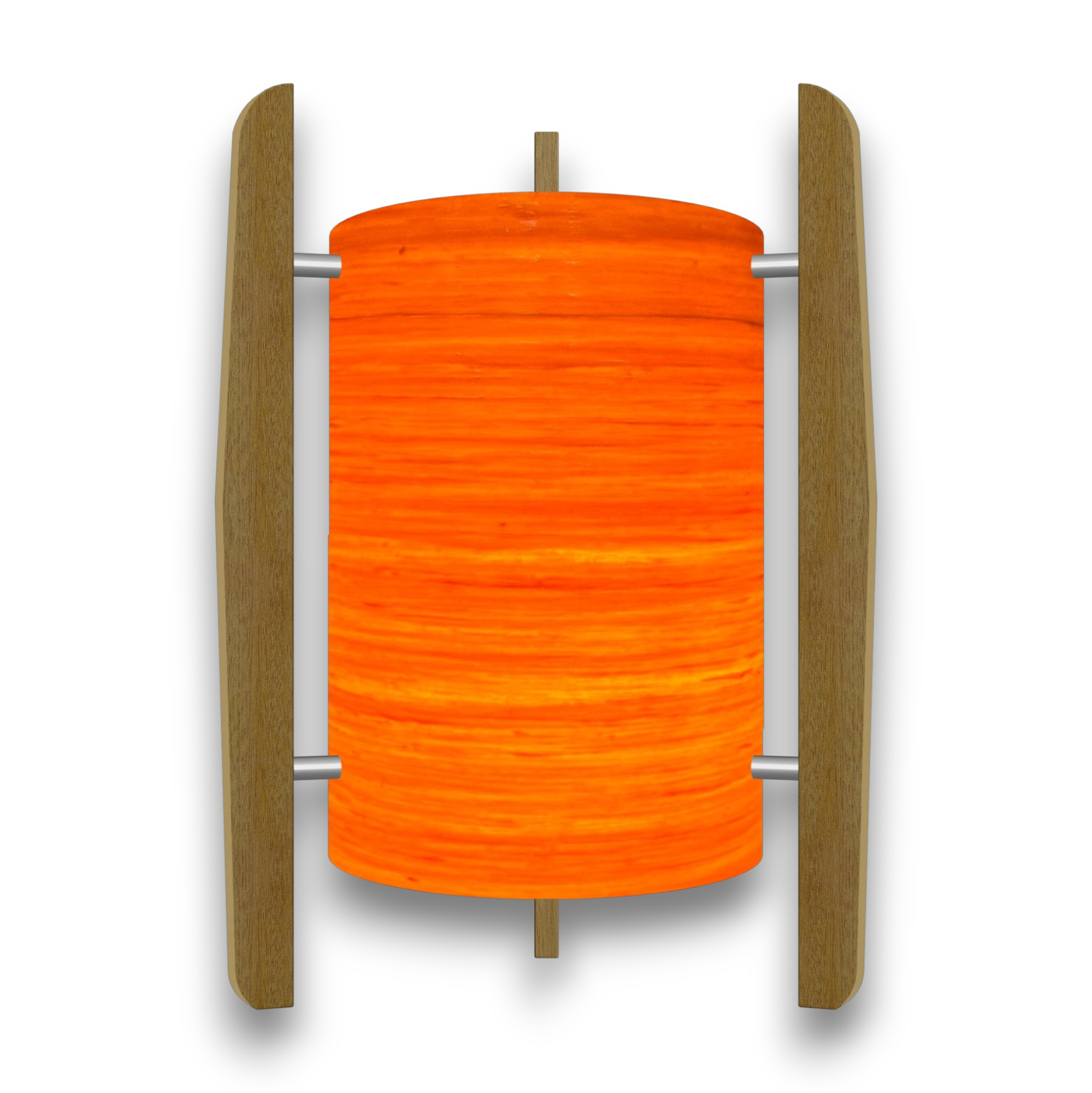 Mid-Century Modern Space Age Rocket Lamp By Royale - The Comet in Orange