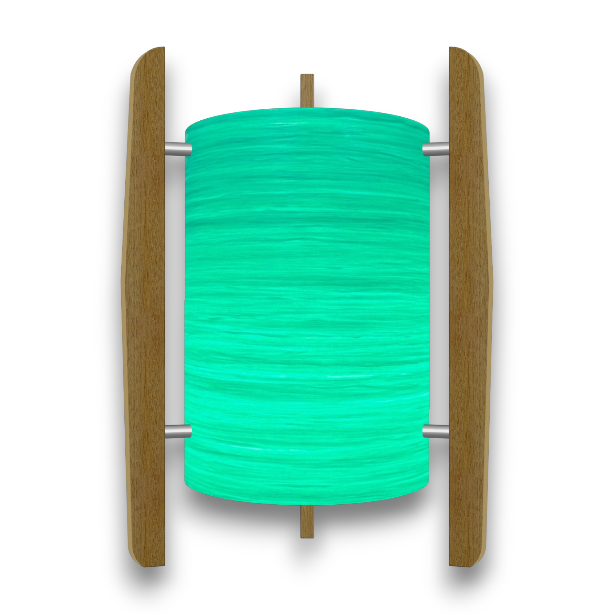 Mid-Century Modern Space Age Rocket Lamp By Royale - The Comet in Turquoise