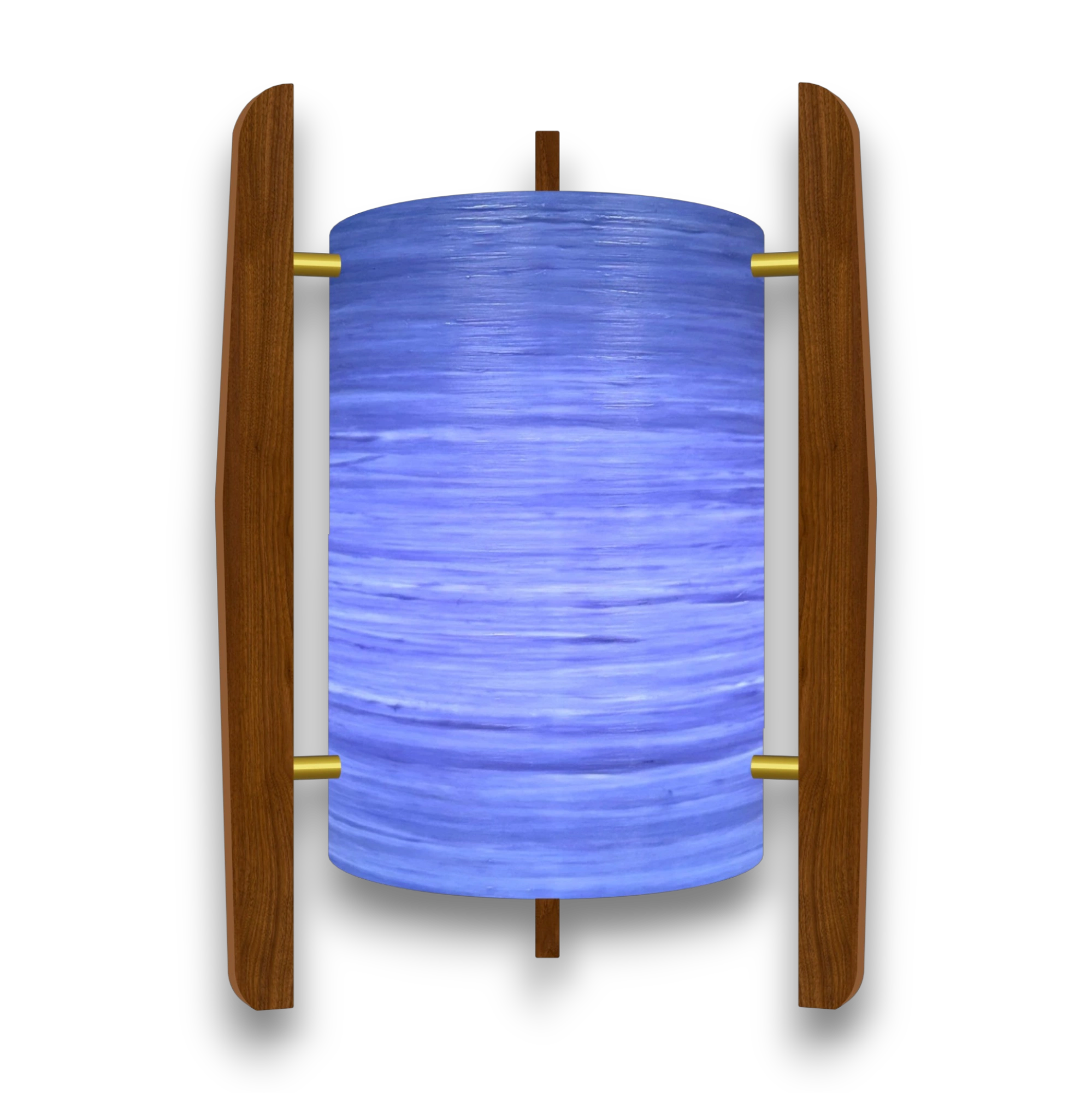 Mid-Century Modern Space Age Rocket Lamp By Royale - The Comet in Blue