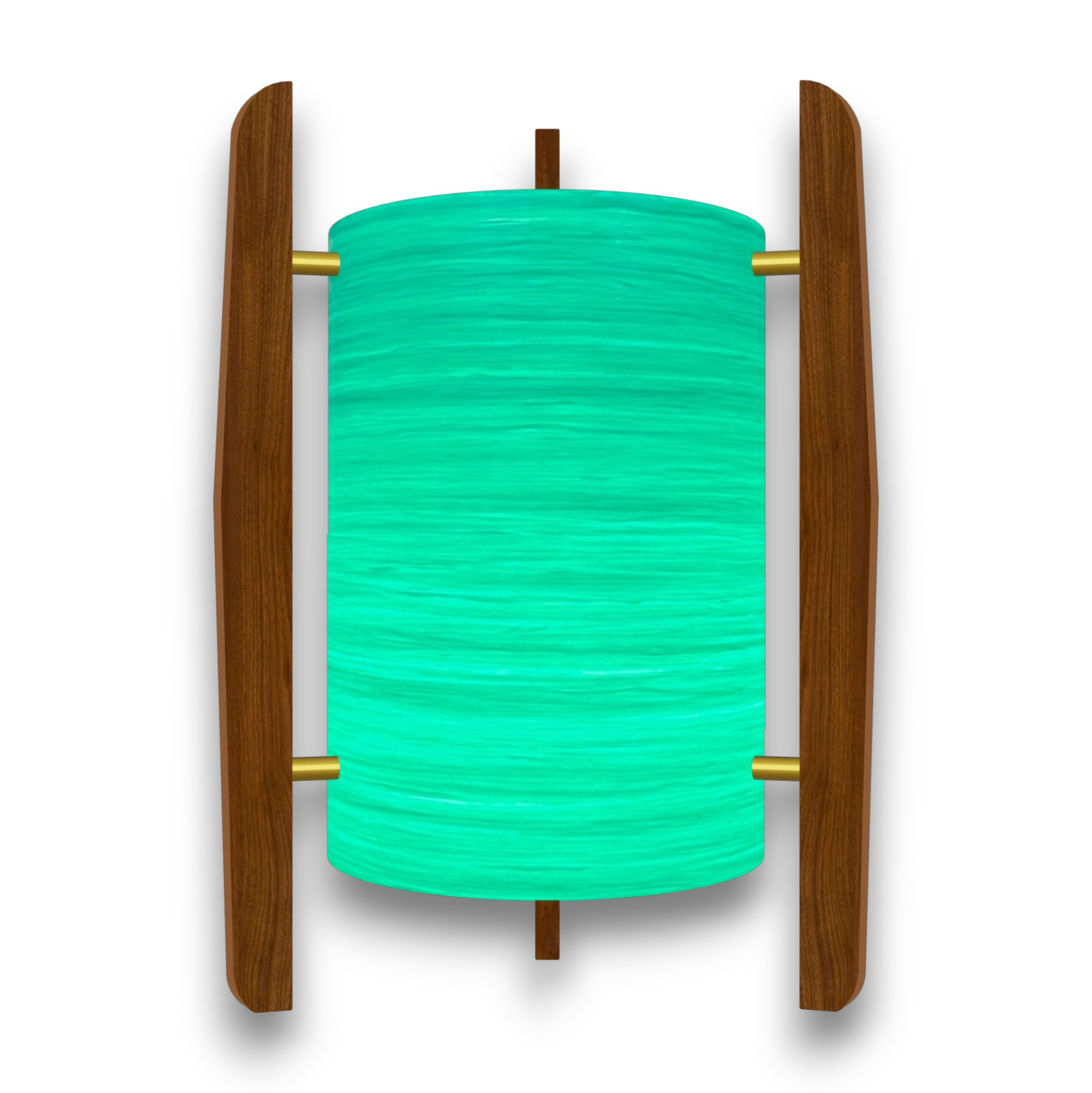 Mid-Century Modern Space Age Rocket Lamp By Royale - The Comet in Turquoise