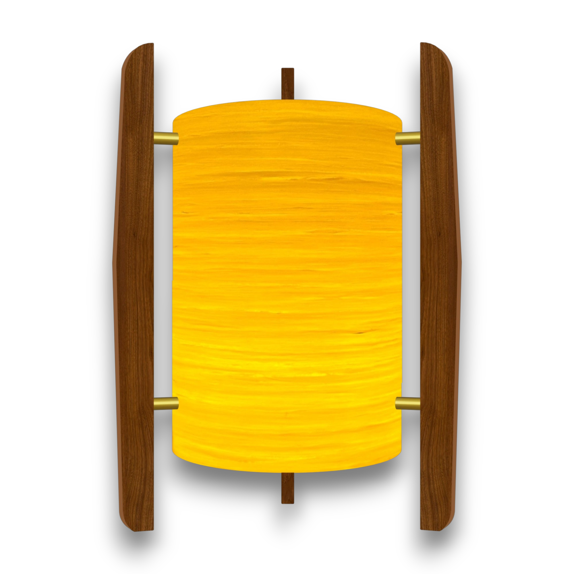 Mid-Century Modern Space Age Rocket Lamp By Royale - The Comet in Yellow