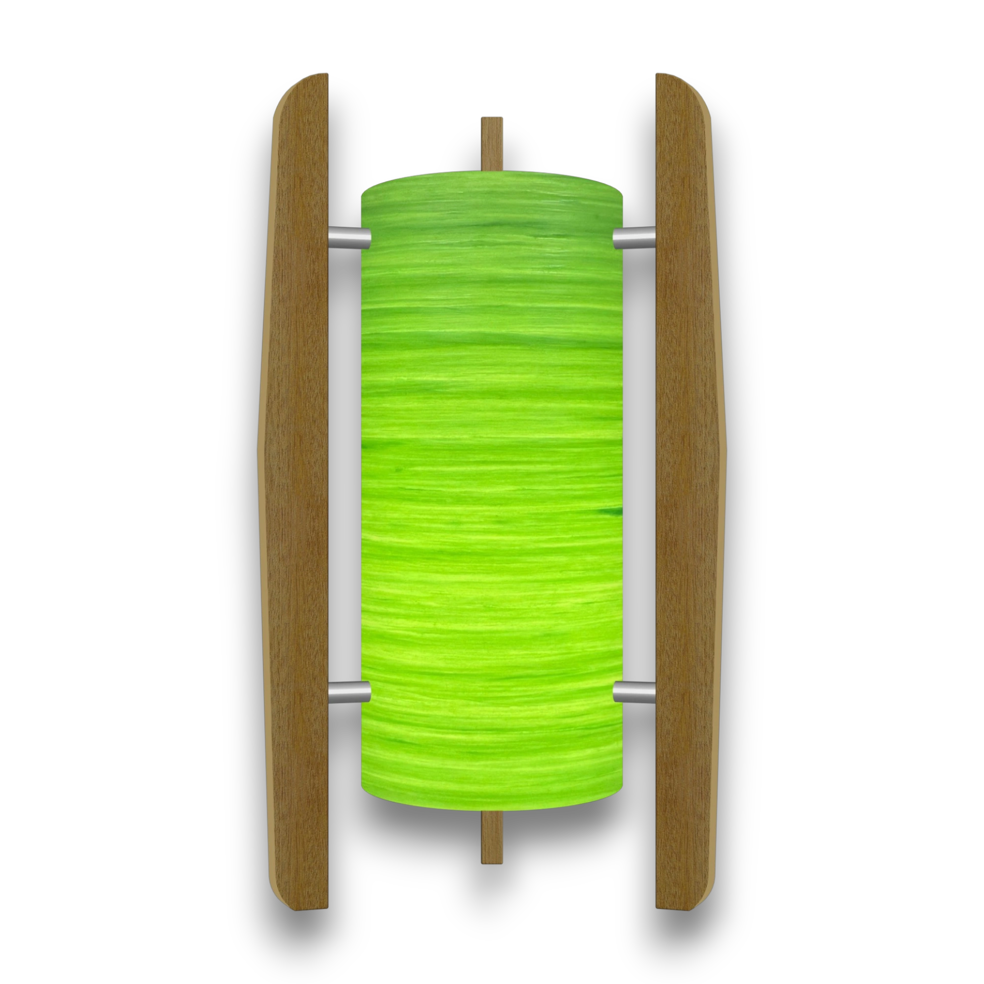 Mid-Century Modern Space Age Rocket Lamp By Royale - The Comet in Mint Green