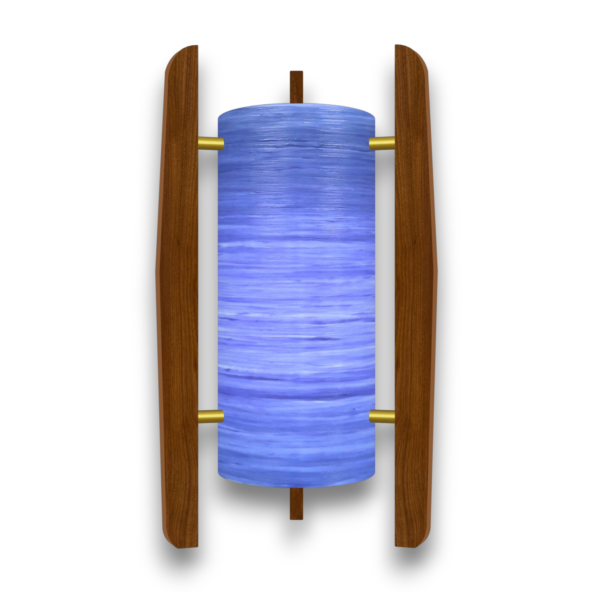 Mid-Century Modern Space Age Rocket Lamp By Royale - The Comet in Blue