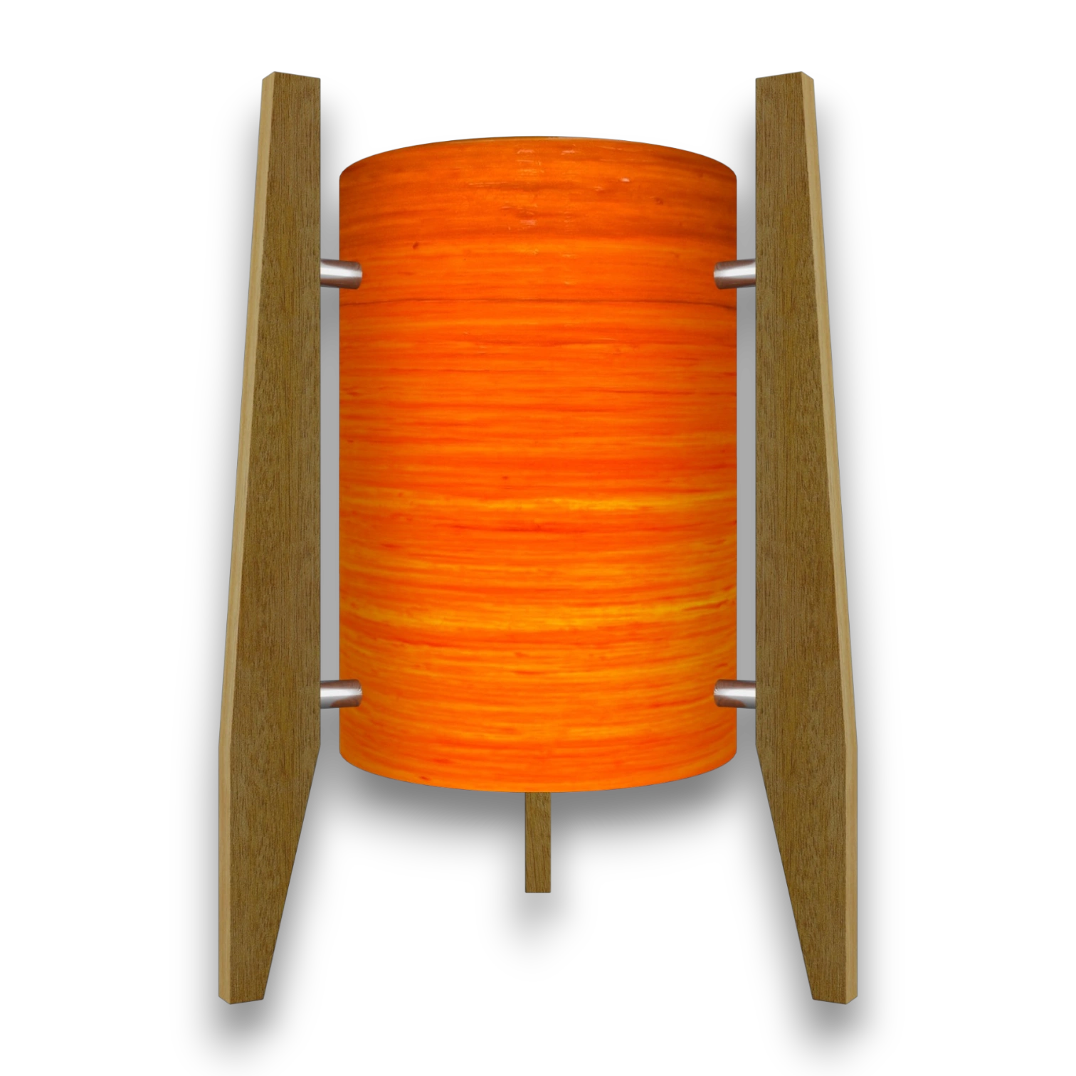 Mid-Century Modern Space Age Rocket Lamp By Royale - The Cosmic in Orange