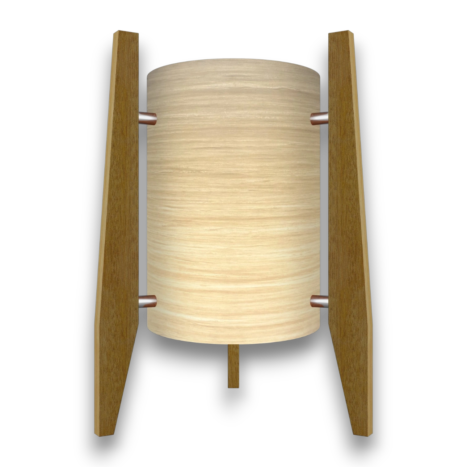 Mid-Century Modern Space Age Rocket Lamp By Royale - The Cosmic in Stone Beige