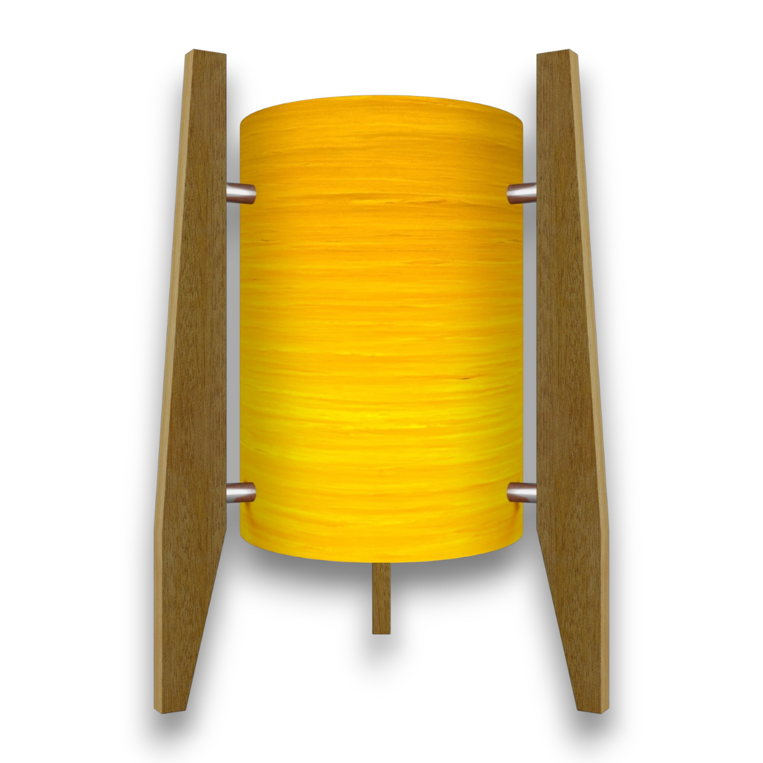 Mid-Century Modern Space Age Rocket Lamp By Royale - The Cosmic in Yellow