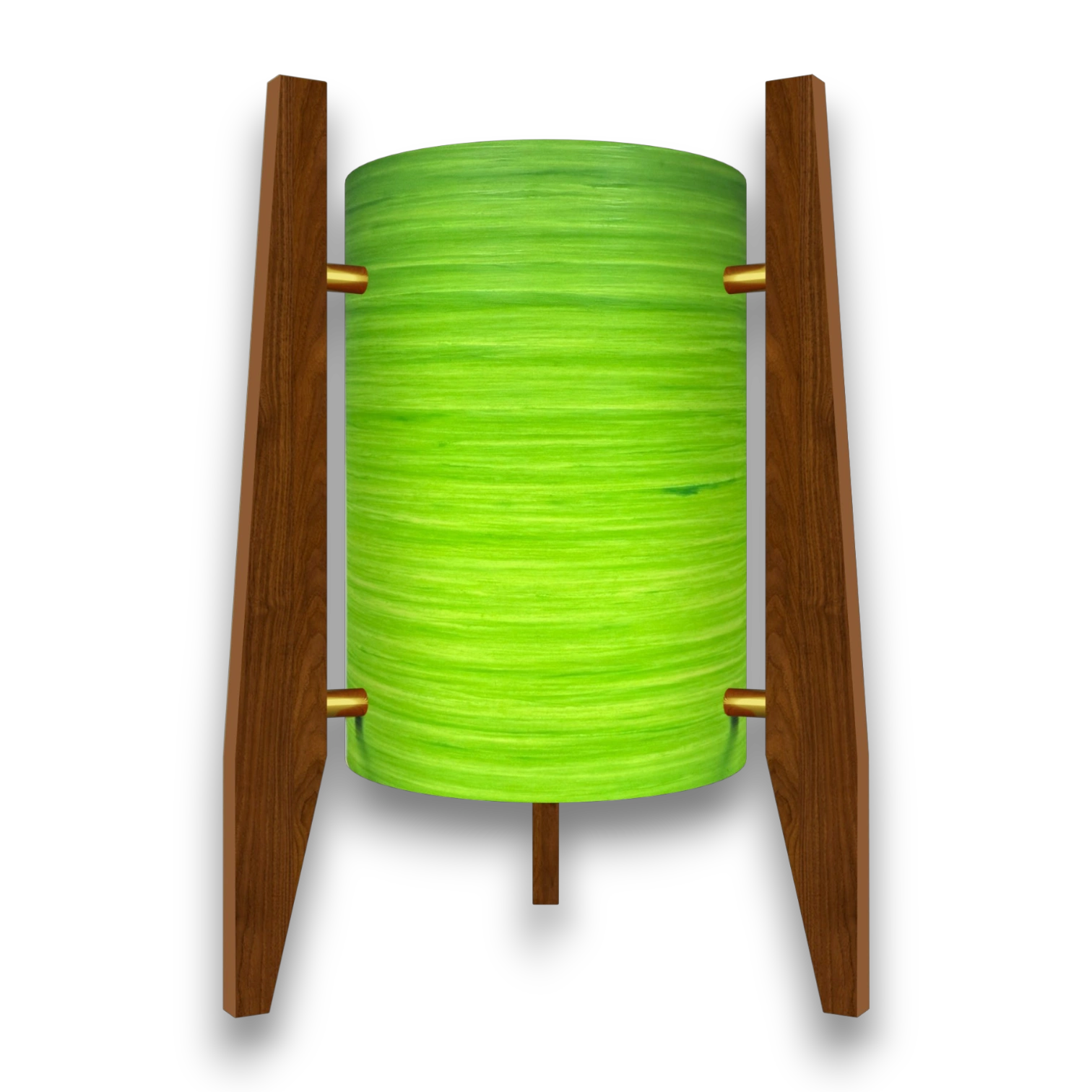 Mid-Century Modern Space Age Rocket Lamp By Royale - The Cosmic in Mint Green