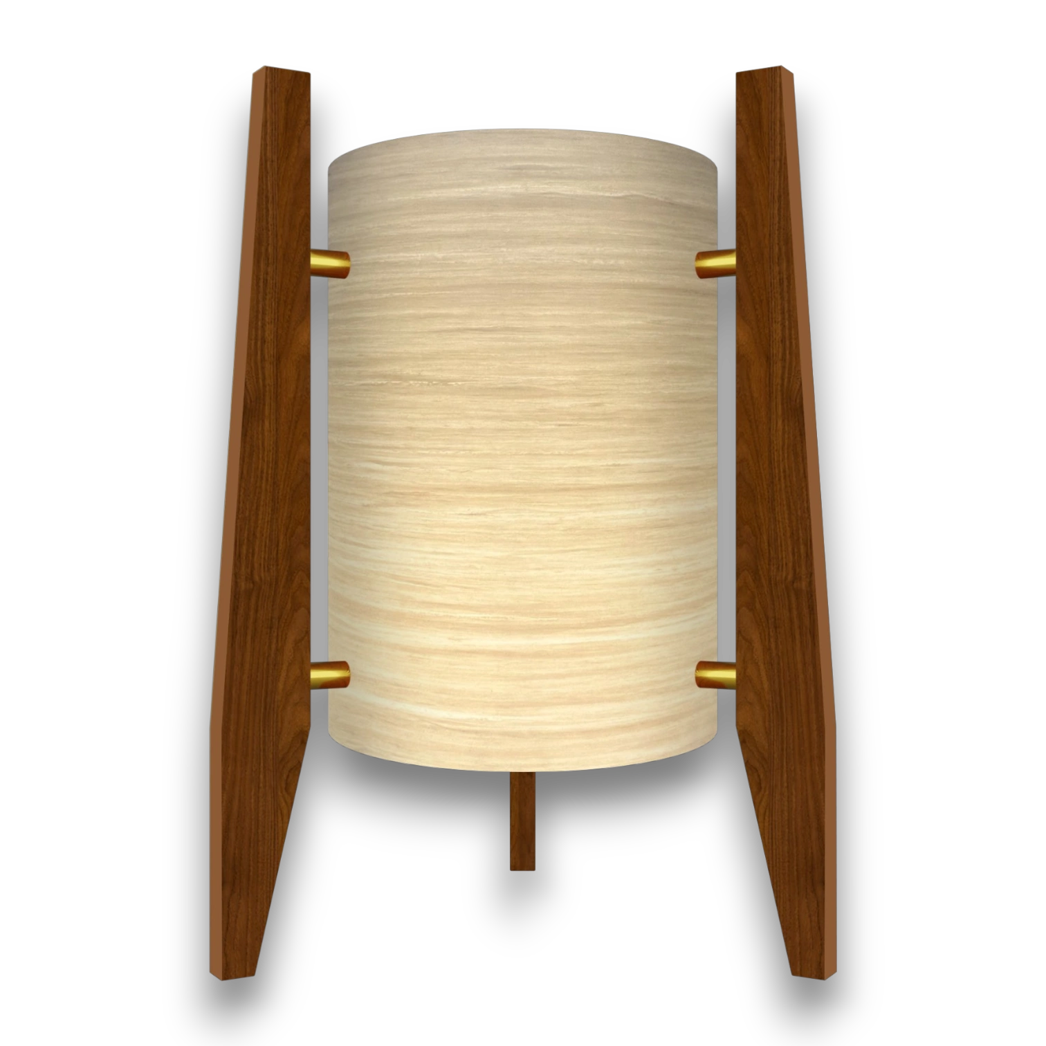 Mid-Century Modern Space Age Rocket Lamp By Royale - The Cosmic in Stone Beige