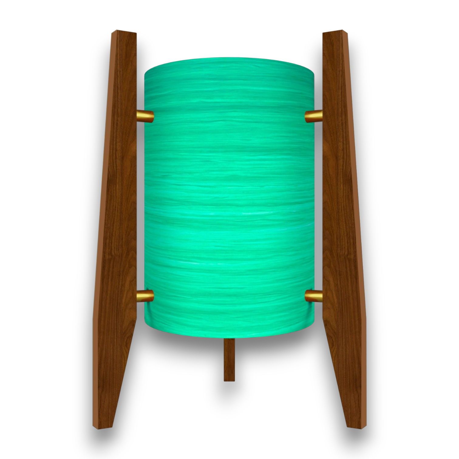 Mid-Century Modern Space Age Rocket Lamp By Royale - The Cosmic in Turquoise