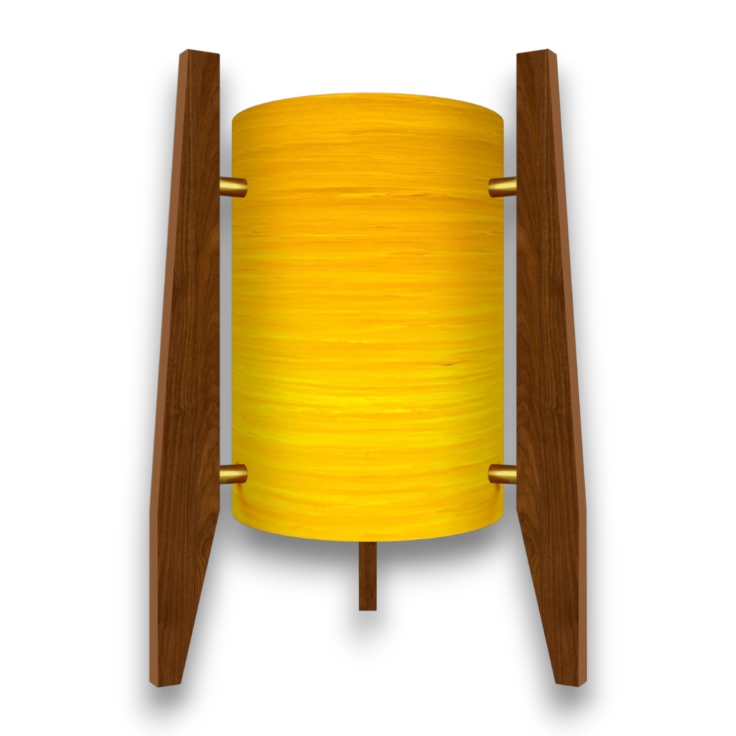 Mid-Century Modern Space Age Rocket Lamp By Royale - The Cosmic in Yellow gallery image