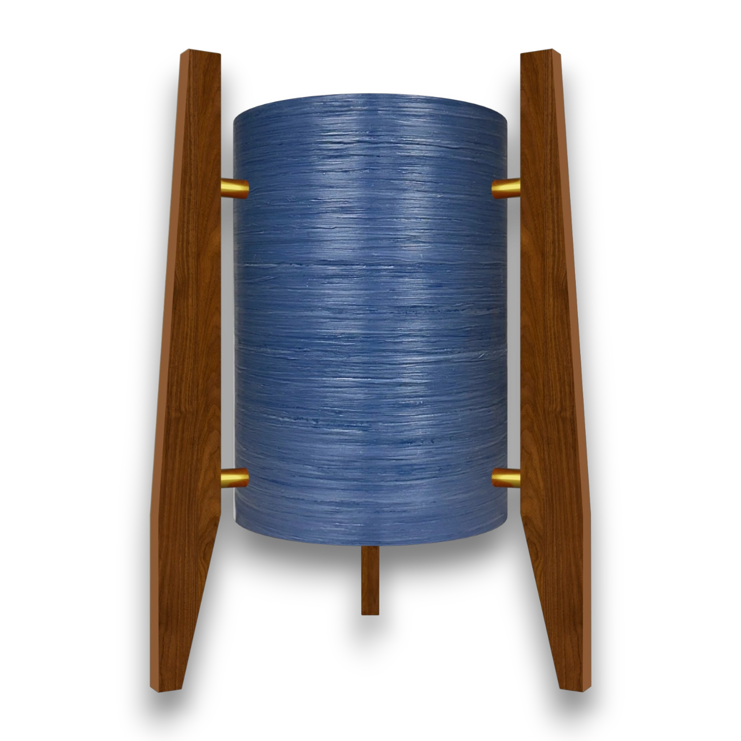 Mid-Century Modern Space Age Rocket Lamp By Royale - The Cosmic in Blue