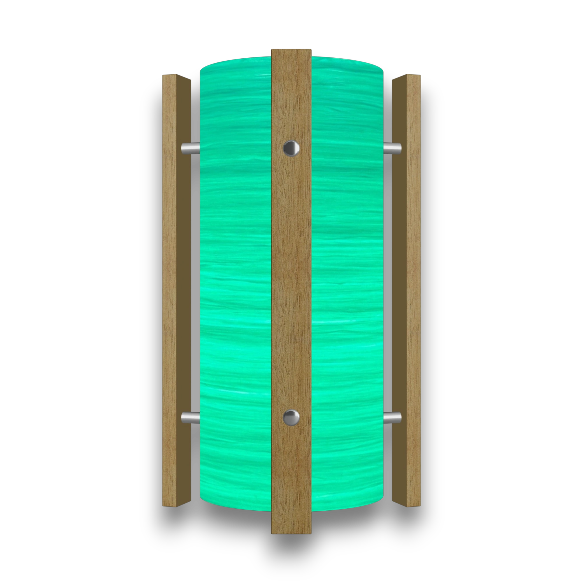 Mid-Century Modern Space Age Lampshade By Royale - The Galaxy in Turquoise