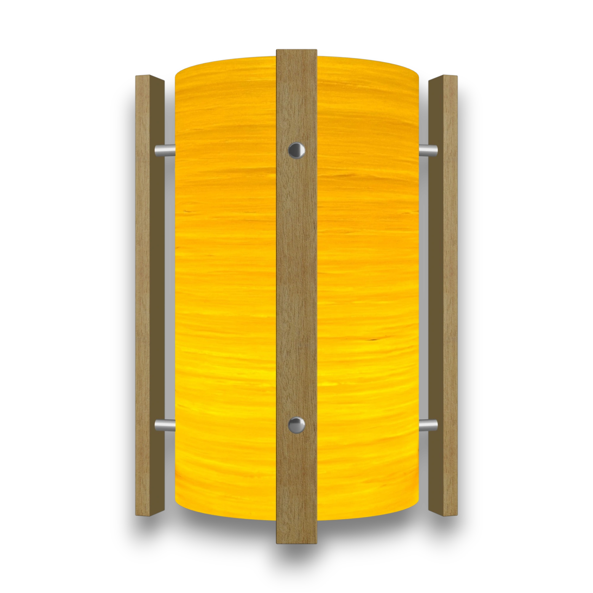 Mid-Century Modern Space Age Lampshade By Royale - The Galaxy in Yellow