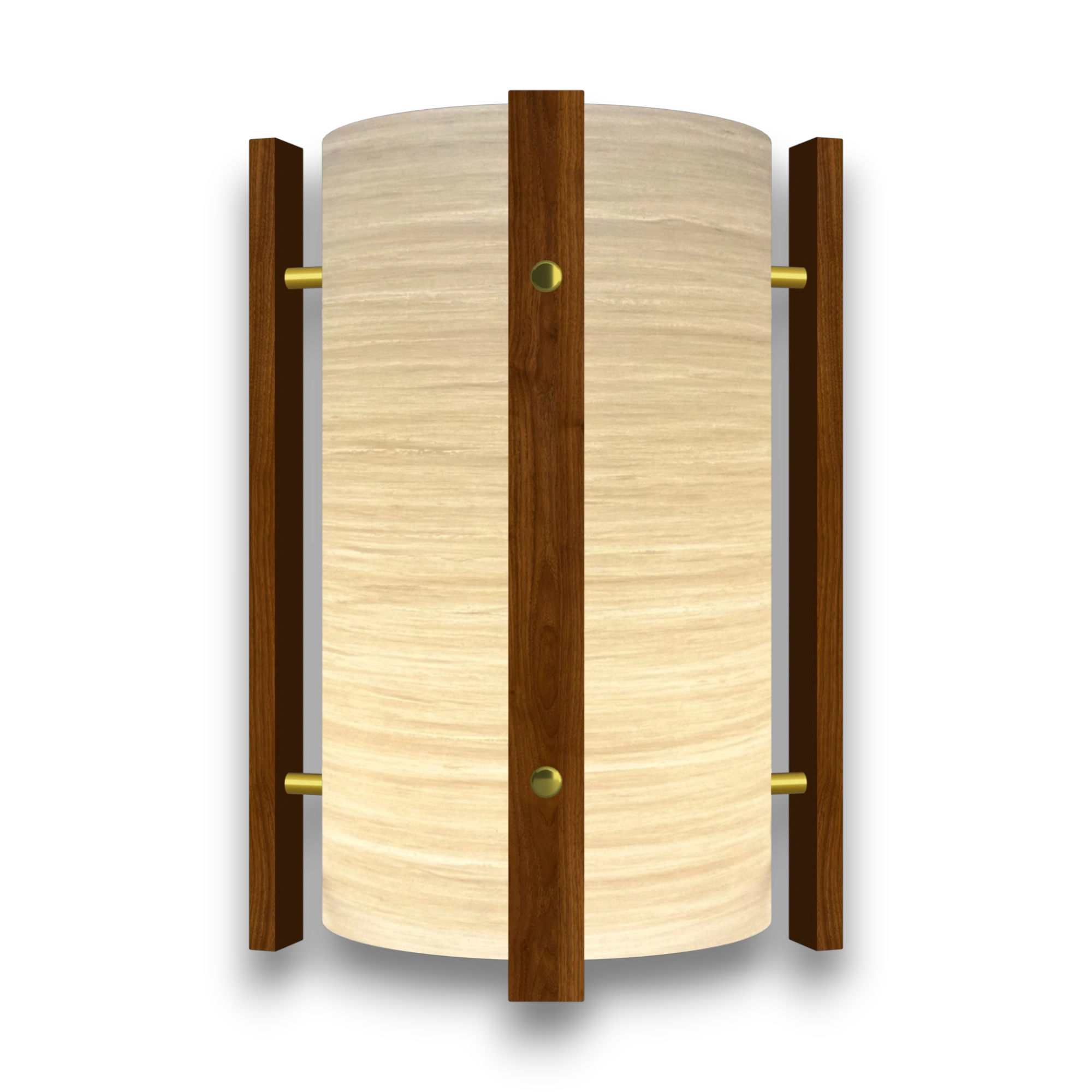 Mid-Century Modern Space Age Lampshade By Royale - The Galaxy in Stone Beige