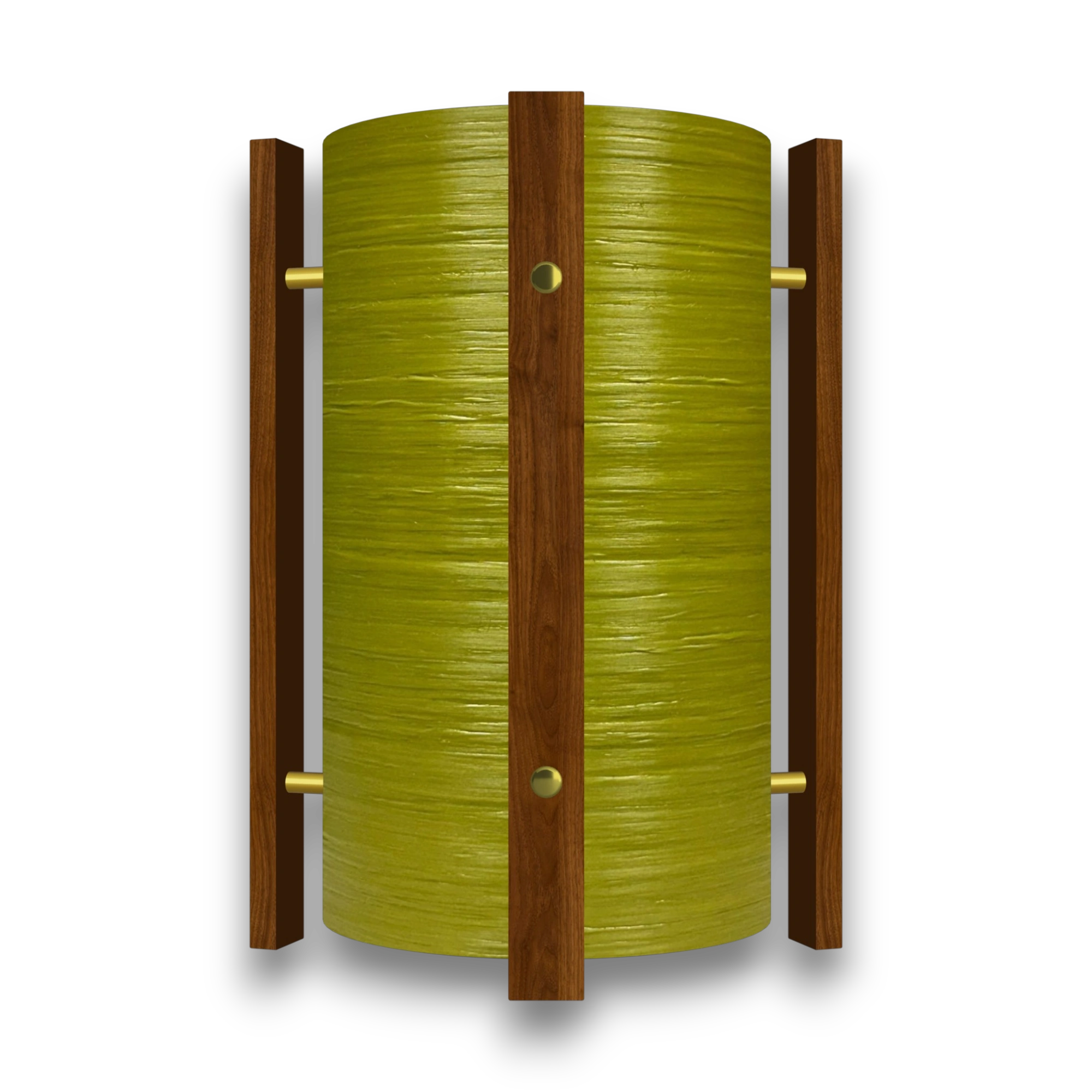 Mid-Century Modern Space Age Lampshade By Royale - The Galaxy in Avocado