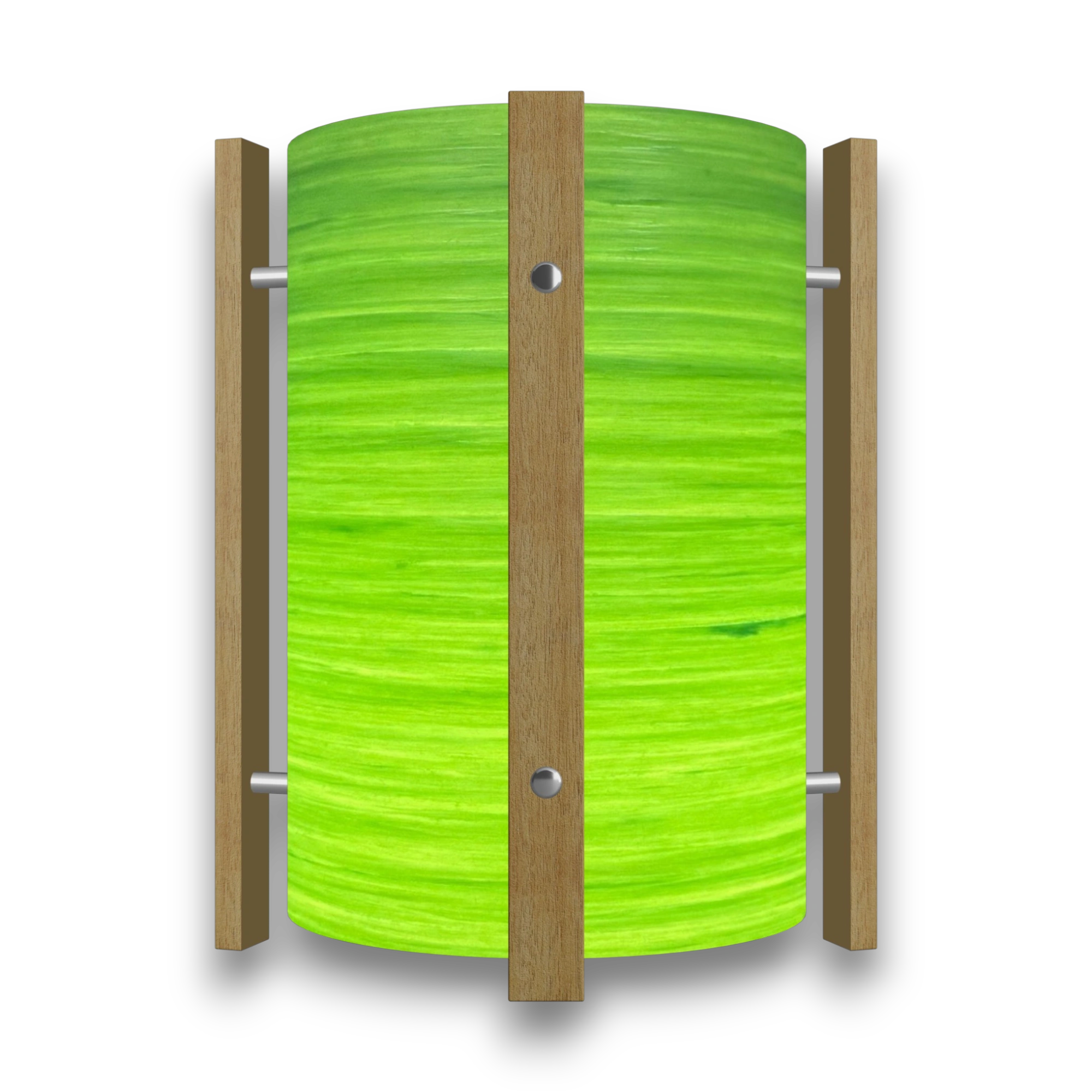 Mid-Century Modern Space Age Lampshade By Royale - The Galaxy in Mint Green