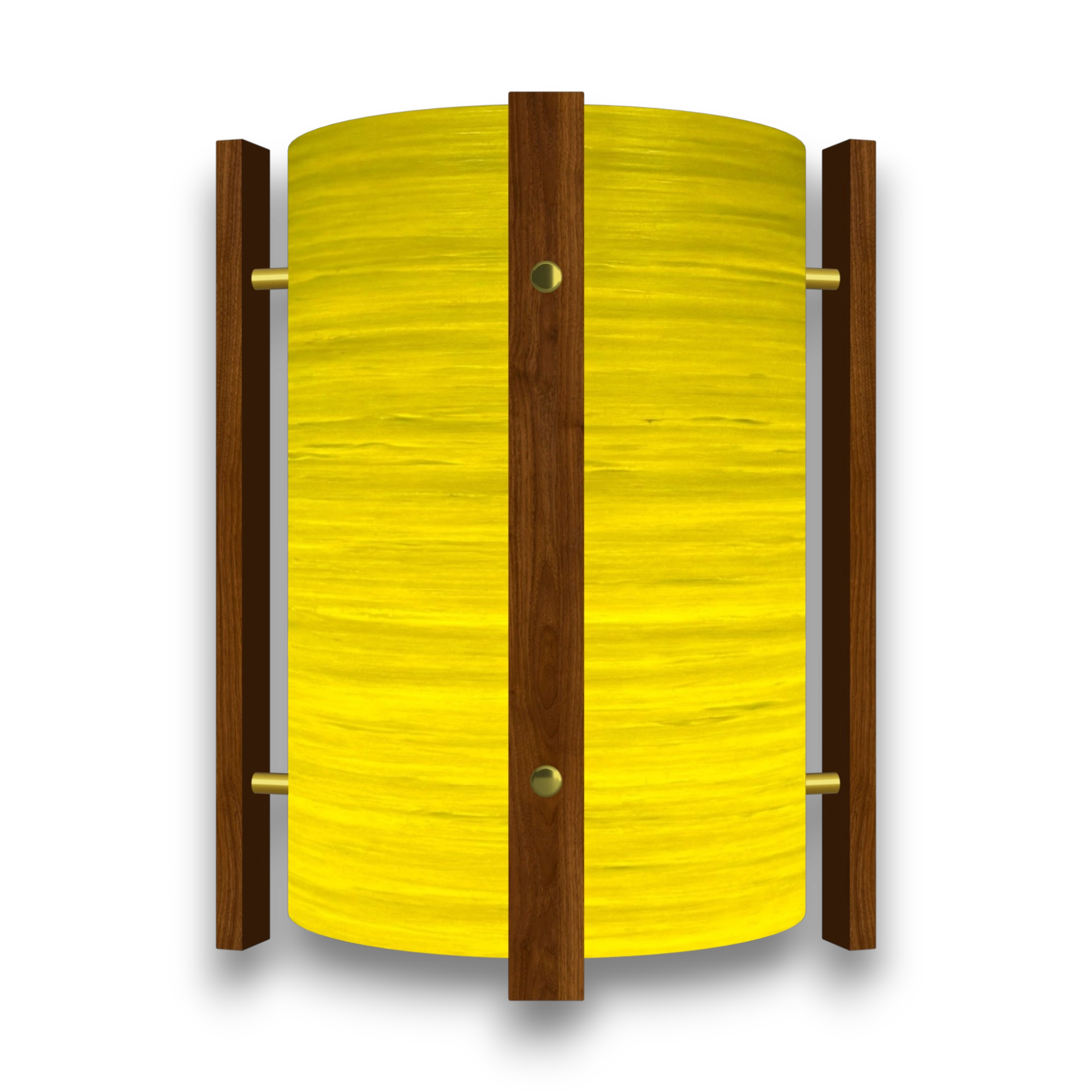 Mid-Century Modern Space Age Lampshade By Royale - The Galaxy in Avocado