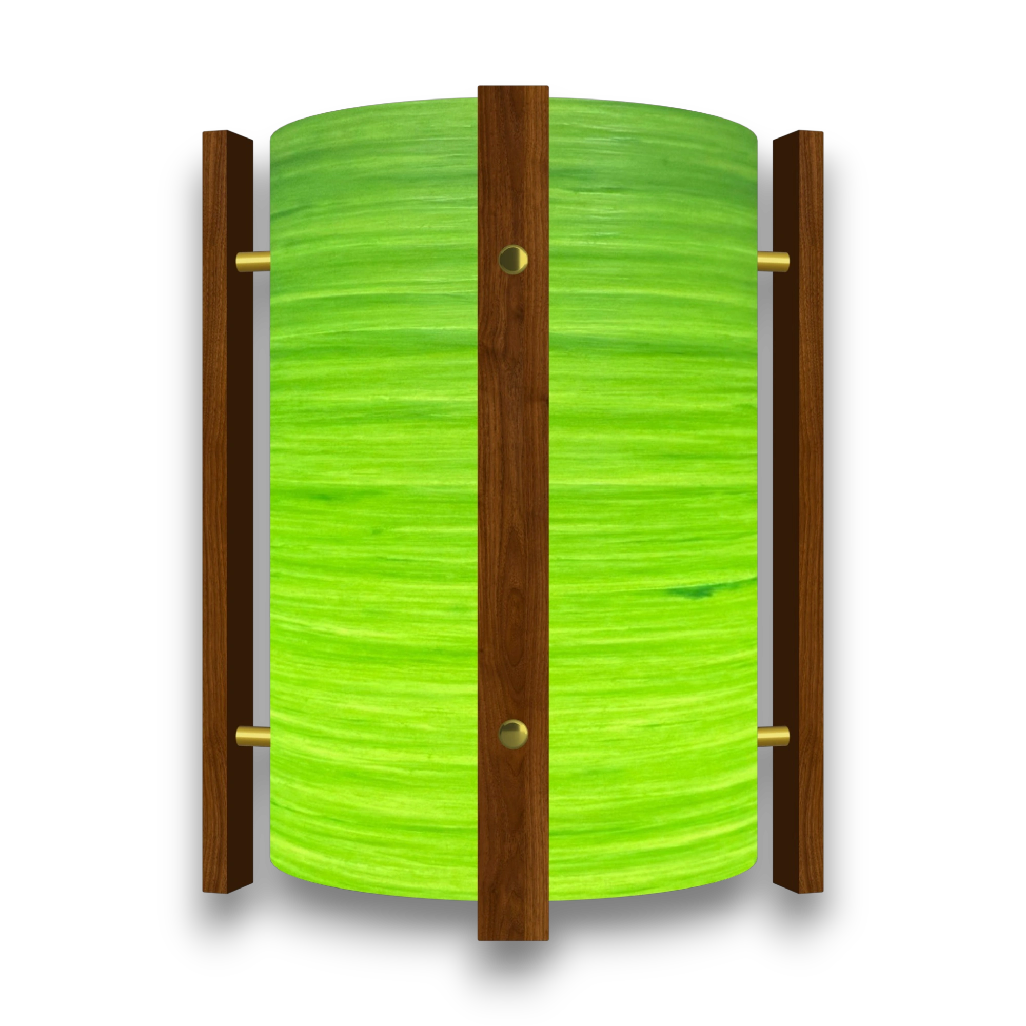 Mid-Century Modern Space Age Lampshade By Royale - The Galaxy in Mint Green