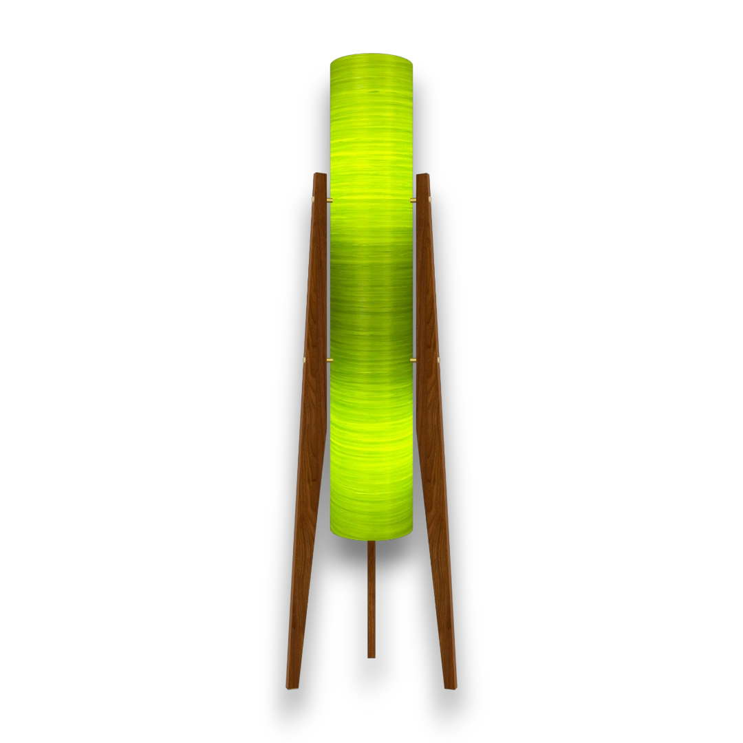 Mid-Century Modern Space Age Rocket Lamp By Royale - The Moonbase in Avocado