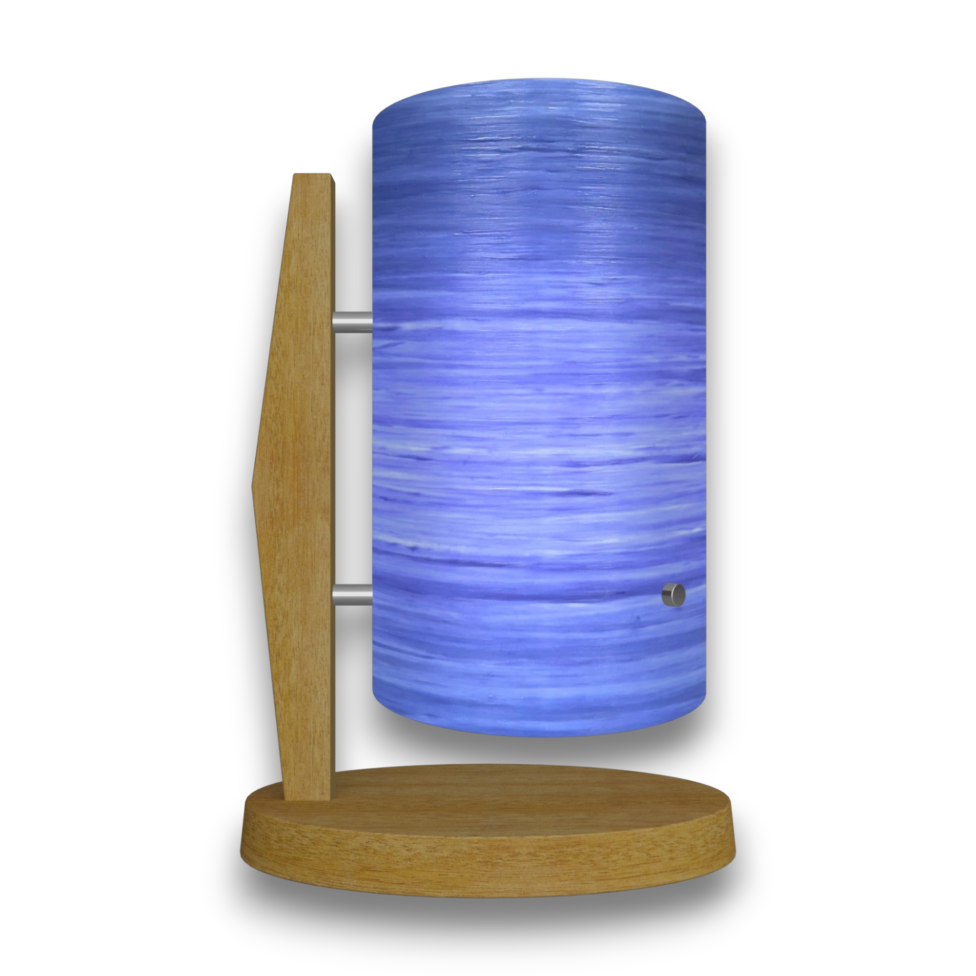 Mid-Century Modern Space Age Rocket Lamp By Royale - The Nebula in Jeans Blue