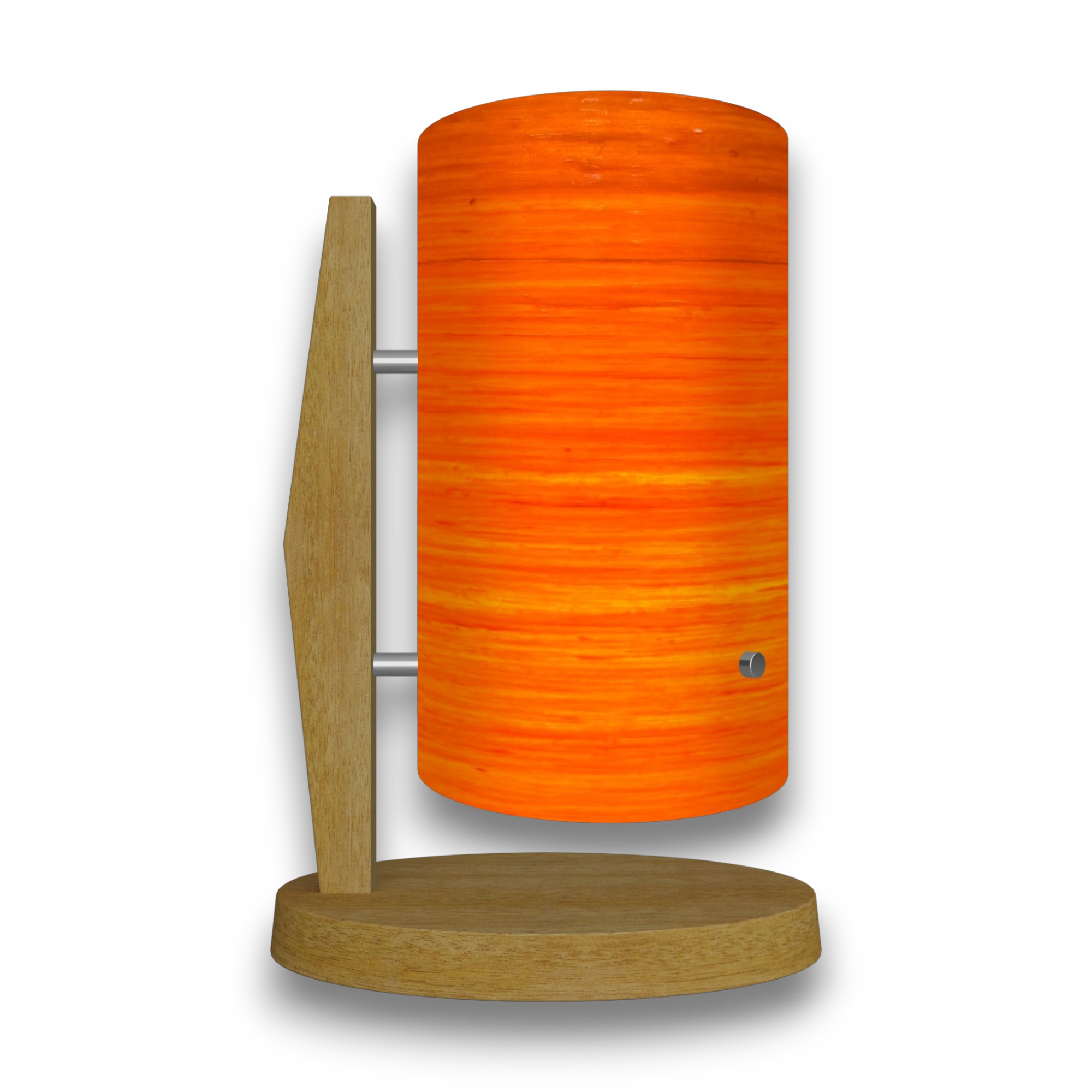 Mid-Century Modern Space Age Rocket Lamp By Royale - The Nebula in Orange