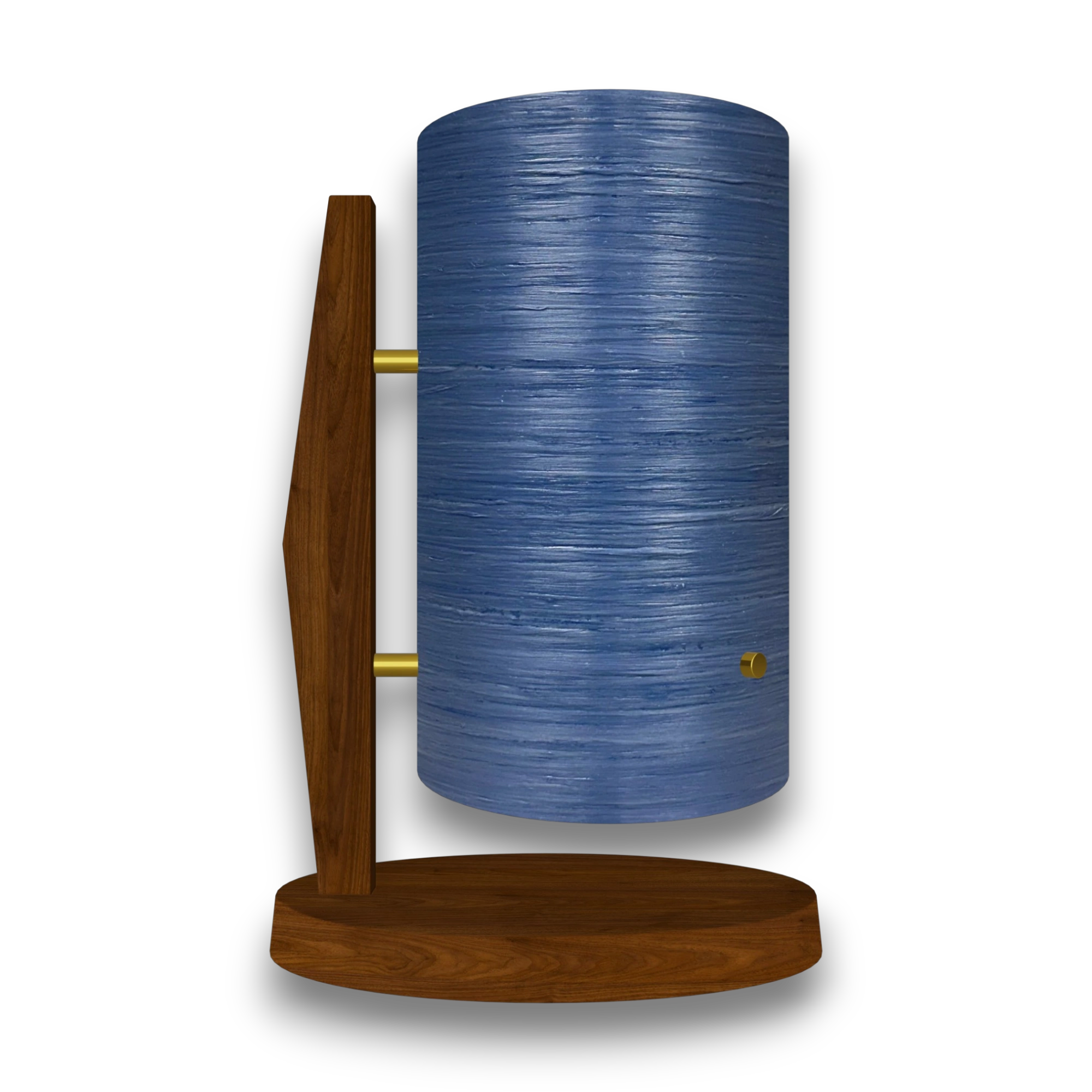 Mid-Century Modern Space Age Rocket Lamp By Royale - The Nebula in Jeans Blue