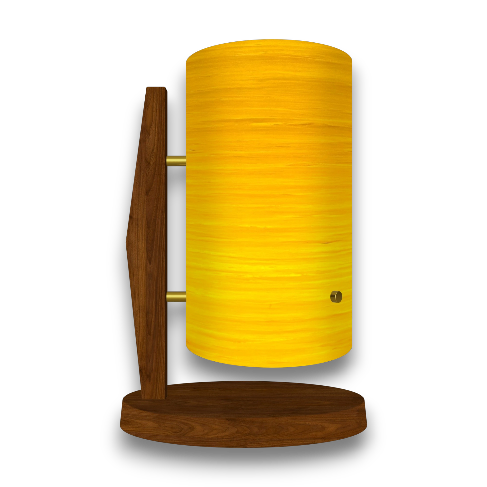 Mid-Century Modern Space Age Rocket Lamp By Royale - The Nebula in Yellow gallery image