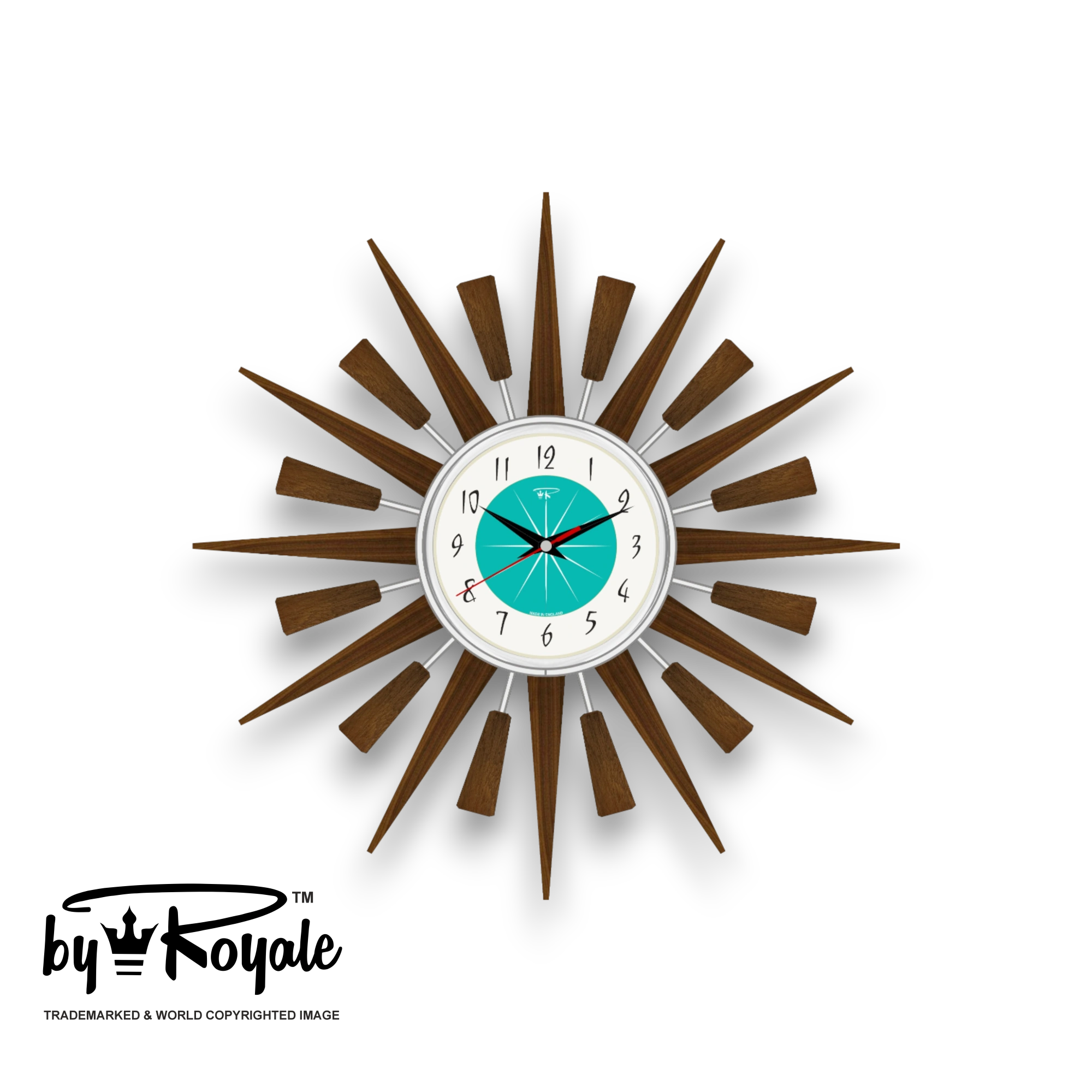 Jentique Starburst Clocks