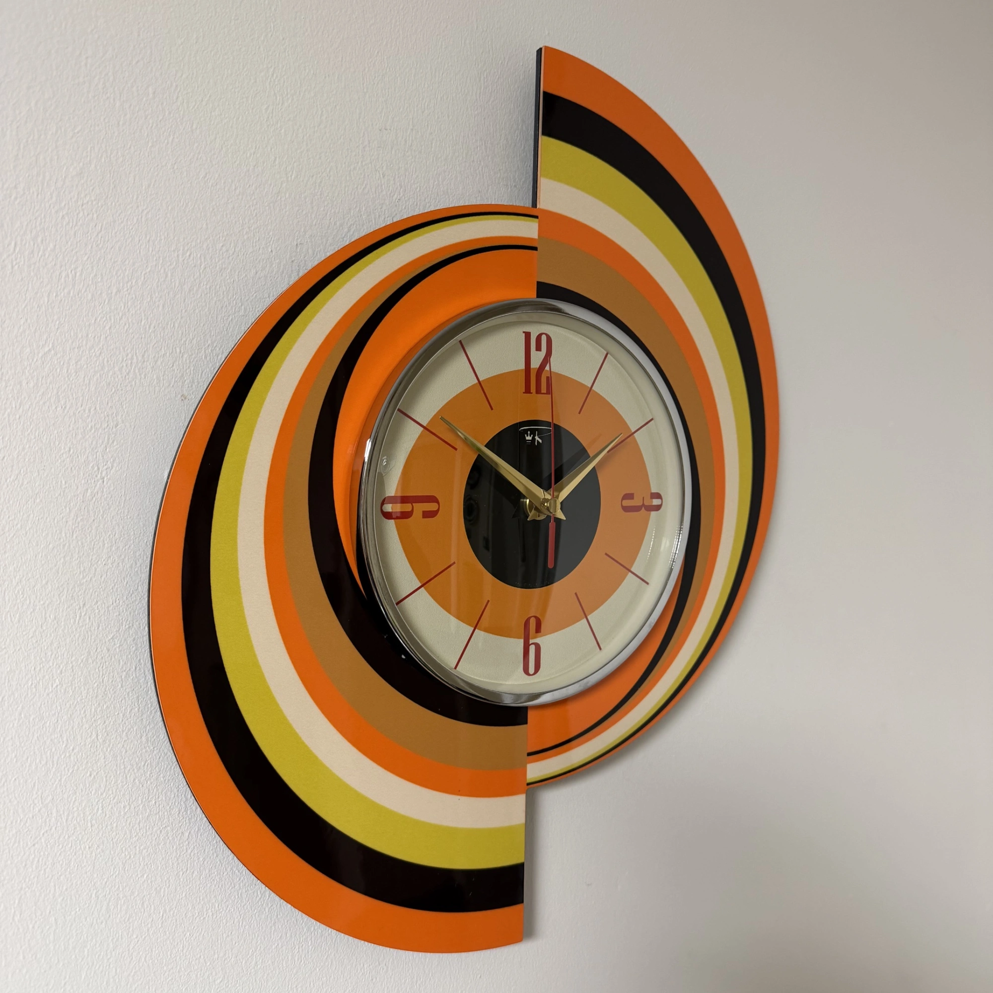 Mid Century Modern Royalexe Laminate Clock By Royale - Design DBC421 gallery image
